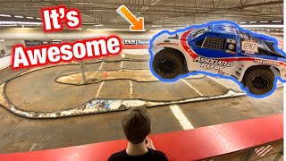 Team Associated Pro SC10 2wd First run at the off road track Hoosier RC Hobbyplex [upl. by Oratnek]