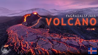 ICELANDIC VOLCANO ERUPTION 4K  Flying through the lava [upl. by Ziegler361]