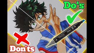 Dos and Donts  How to use Alcohol Markers like a PRO [upl. by Ikuy]