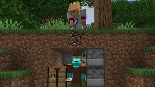 If Technoblade was in Minecraft Manhunt [upl. by Colly]