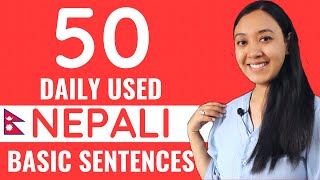 Nepali Basic 50 sentences you must know [upl. by Neram]