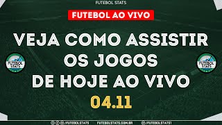 Jogos de Hoje  Onde Assistir Futebol Ao Vivo na TV  Guia dos jogos Internet Online  0411 Futemax [upl. by Reiter575]