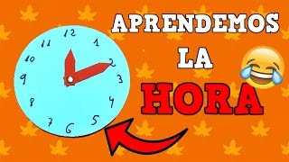 COMO HACER UN RELOJ DE CARTON PARA APRENDER LA HORACARDBOARD CLOCK TO LEARN THE TIME [upl. by Anesor252]