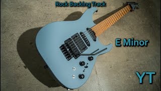 Heavy Rock Guitar Backing Track E Minor [upl. by Danika]