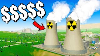 Getting stupidly RICH by going NUCLEAR in Cities Skylines 2 [upl. by Drhacir]