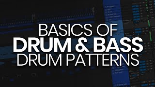 Basics of Drum amp Bass drum patterns [upl. by Knick594]