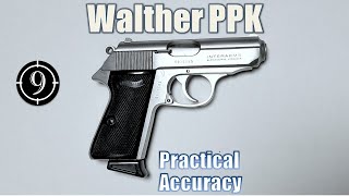 Walther PPK 380  Close Range Practical Accuracy [upl. by Adranoel752]