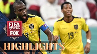 Qatar vs Ecuador Highlights  2022 FIFA World Cup [upl. by Landan142]