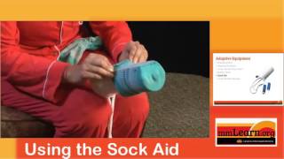 Adaptive Equipment How to Use a Sock Aid [upl. by Manly]