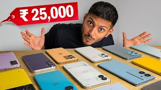 5 Best Smartphones Under ₹25000 [upl. by Etteuqal618]