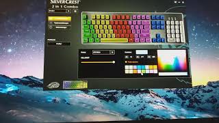 Silver Crest Gaming Tastatur und Maus LED Funktionen  Software Download [upl. by Dean]