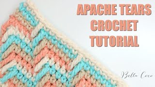 CROCHET How to crochet Apache Tears  Bella Coco Crochet [upl. by Valenba]