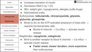 Antidiabetic medications [upl. by Eiralam848]