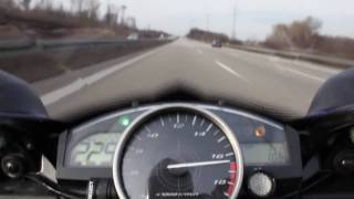 Yamaha R6 2007 Onboard Topspeed 295kmh 183mph [upl. by Efinnej]