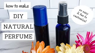 How to Make Natural Perfume  DIY PERFUME WITH ESSENTIAL OILS AND VODKA RUM  Bumblebee Apothecary [upl. by Larrej992]