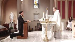 Catholic Wedding Ceremony at St Monicas Catholic Church in Santa Monica [upl. by Auhsot]