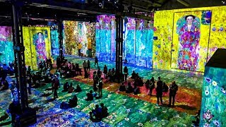 A Walk Through Atelier Des Lumieres Paris Studio Of Lights [upl. by Hegarty]