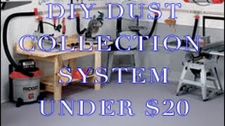 DIY Dust collector  Simple to make amp Under 20 [upl. by Enirehtakyram]