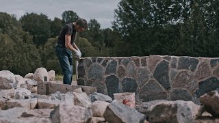 Making Zero Concrete Stone Foundation [upl. by Whitehurst97]