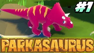 BEST DINOSAUR GAME 2018  Parkasaurus Ep 1 [upl. by Weikert821]