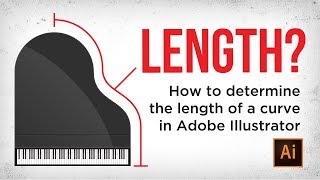 How to Measure a Curve in Adobe Illustrator [upl. by Mairam693]