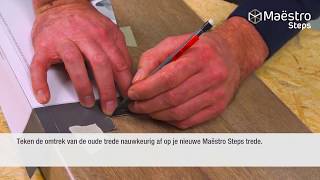 Laminaat Traprenovatie instructie Maestro steps [upl. by Tnerb]