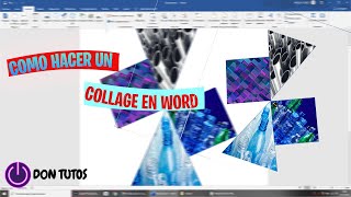 COMO HACER UN COLLAGE EN WORD2020 [upl. by Aggarwal]