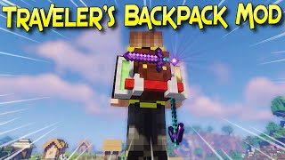 Travelers Backpack Mod  Mochila Para Tu Aventura  Forge  Minecraft 1164  1122  En Español [upl. by Clem753]