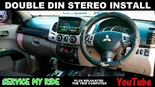 DOUBLE DIN STEREO INSTALL WITH ANDROID AUTO sony xavax100 [upl. by Nylloc409]