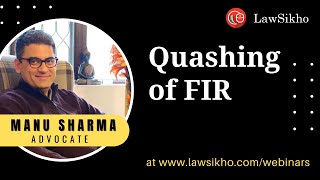 Quashing of FIR  Manu Sharma [upl. by Ekal]