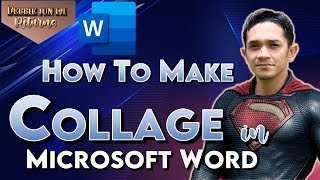 How to Make Collage in Word Document  Microsoft Word Video Tutorial [upl. by Durarte]