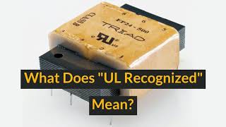 UL Listed vs UL Recognized Whats the Difference [upl. by Ahsenav1]