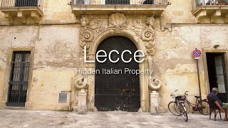 Property Tour in Lecce Puglia [upl. by Assirrak]