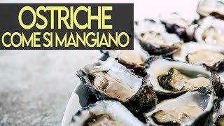 Ostriche come si mangiano [upl. by Amorette]