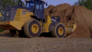 John Deere 644 GTier Wheel Loader 360° Experience [upl. by Quintana47]