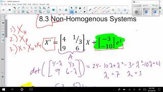 Nonhomogeneous System of DE  Made Easy [upl. by Htims890]