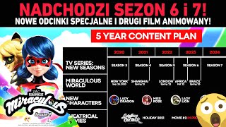 MIRACULOUS 🐞 Nadchodzi Sezon 6 i 7  nowe odcinki specjalne i drugi film animowany [upl. by Nyvlem]