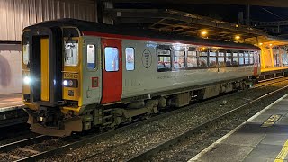 Class 153 Sprinter  153323  Transport for Wales  Newport  251122 [upl. by Carmelo]