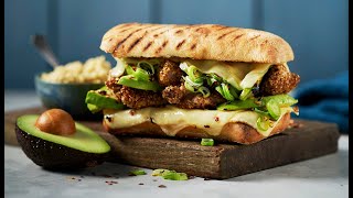 How to make The Crispy Chicken Avocado Grilled Cheese by Jarlsberg® [upl. by Sirtemed]