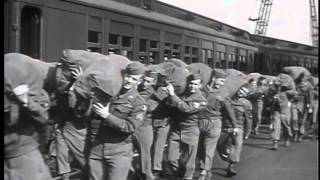 US Army Troops Return Home WWII [upl. by Llyrehc]