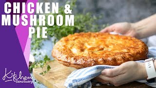 Chicken amp Mushroom Pie with Puff Pastry [upl. by Smitty]