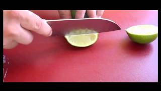 How to properly cut a lime for your beer  Yes there is a right way [upl. by Dnilasor844]