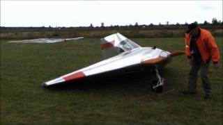 Verhees Delta a FAST tiny homebuilt airplane [upl. by Laohcin]