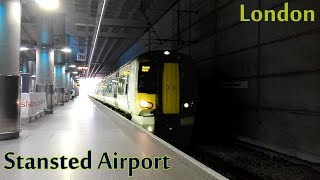 Stansted Airport Railway Station  Stansted Express  London National Rail British Rail Class 379 [upl. by Volney661]