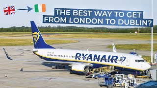 TRIPREPORT  Ryanair ECONOMY  Boeing 737800  London Stansted  Dublin [upl. by Nauqet]