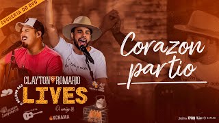 Clayton e Romário  Corazón Partío  DVD O Melhor das Lives [upl. by Herates]