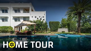 Modern Luxury Home in Hyderabad Telangana  RR Residence Home Tour [upl. by Imoen]