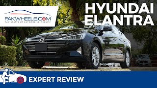 Hyundai Elantra 2021  Expert Review  PakWheels [upl. by Ariel]