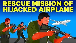 Crazy Rescue Mission of Hijacked Airplane  Operation Entebbe [upl. by Lhadnek]