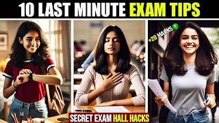 Last Minute Exam Tips🔥  10 SECRET Exam Hall Hacks  AmbiJyo [upl. by Kwabena]